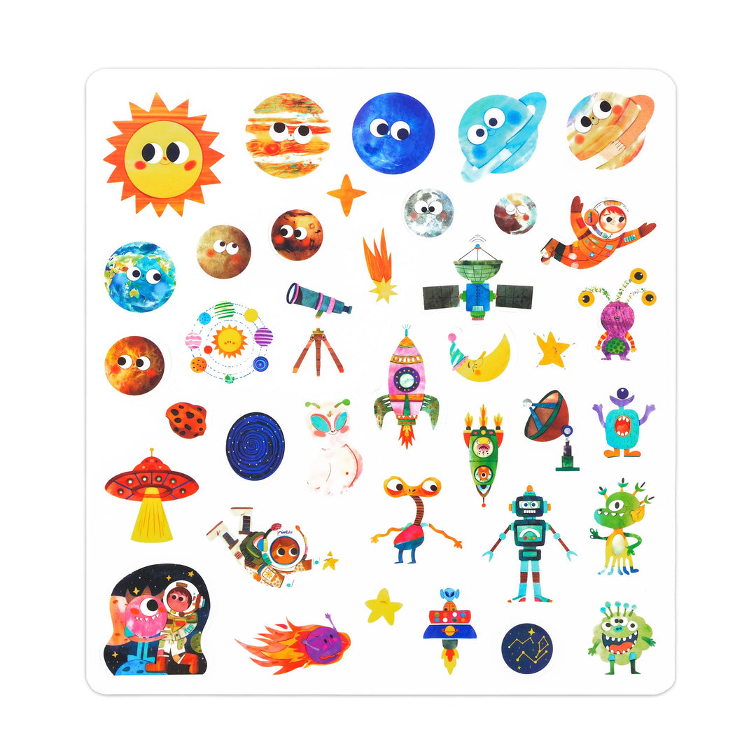 MierEdu Jelly Stickers - Space Explorer