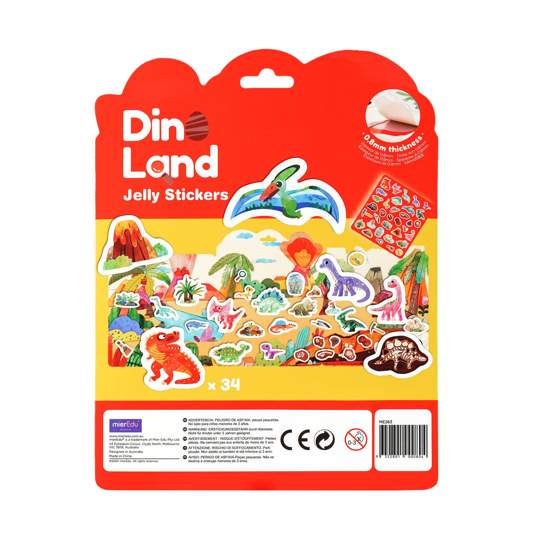 MierEdu Jelly Stickers - Dino Land
