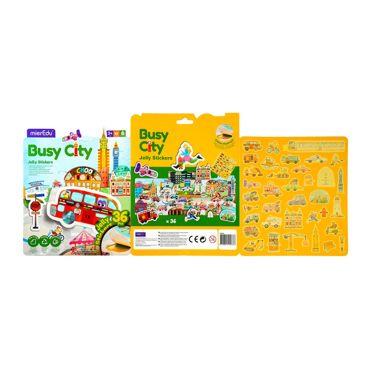 MierEdu Jelly Stickers - Busy City