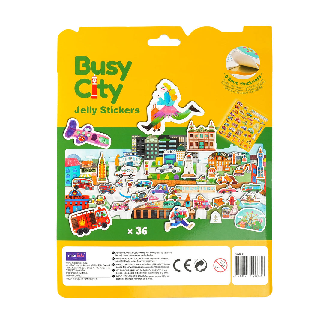 MierEdu Jelly Stickers - Busy City