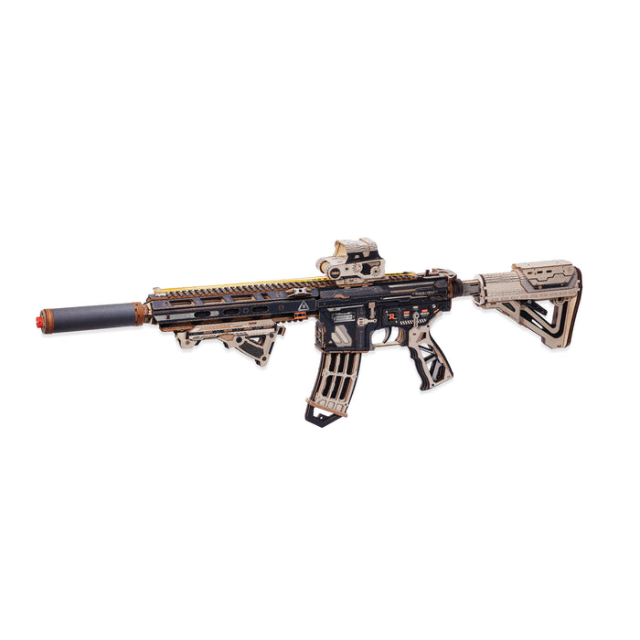 ROKR M416 Carbine 3D Wooden Puzzle LQB02