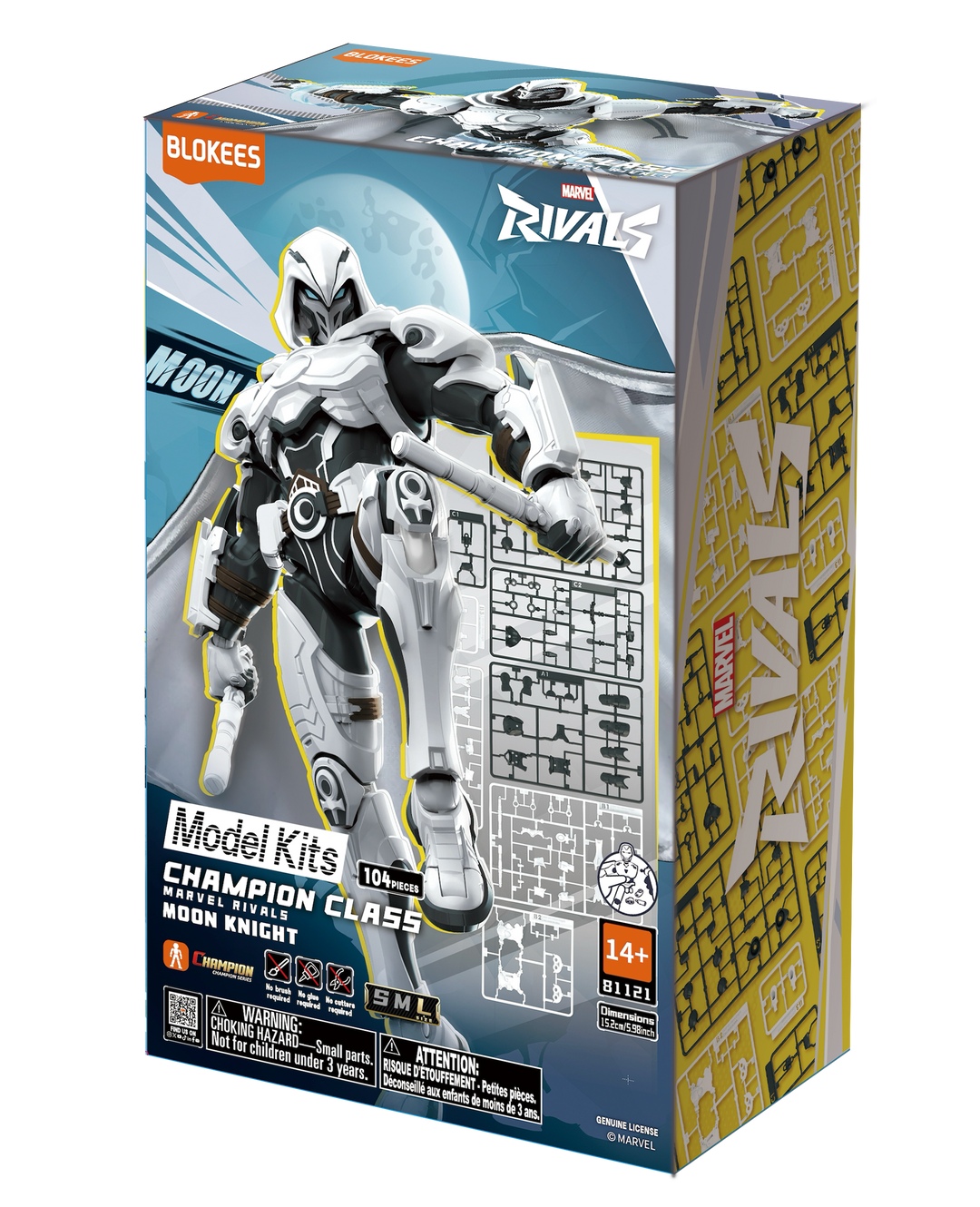 Blokees Marvel Rivals Champion Class 10 - Moon Knight Model Kits