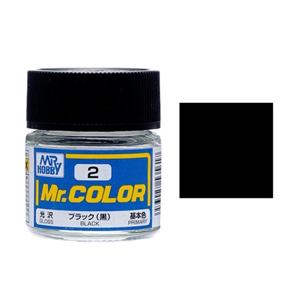 MR HOBBY - GSI Creos Mr Color Gloss Black C002 10ml