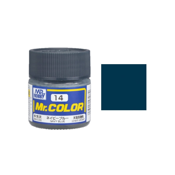 MR HOBBY - GSI Creos Mr Color Semi Gloss Navy Blue C014 10ml