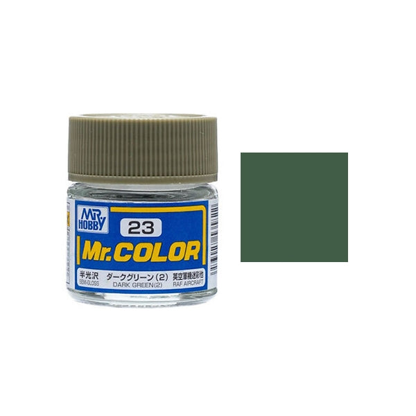 MR HOBBY - GSI Creos Mr Color Semi Gloss Dark Green 2 C023 10ml