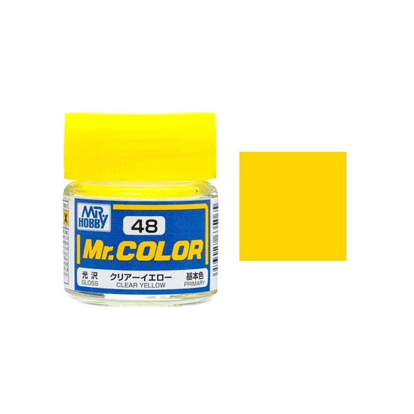 MR HOBBY - GSI Creos Mr Color Gloss Clear Yellow C048 10ml