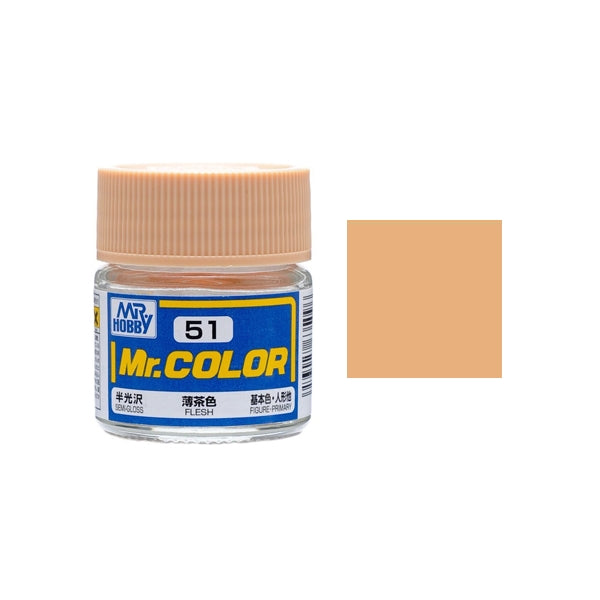 MR HOBBY - GSI Creos Mr Color Semi Gloss Flesh C051 10ml