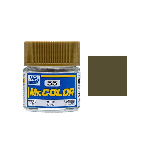 MR HOBBY - GSI Creos Mr Color Flat Khaki C055 10ml