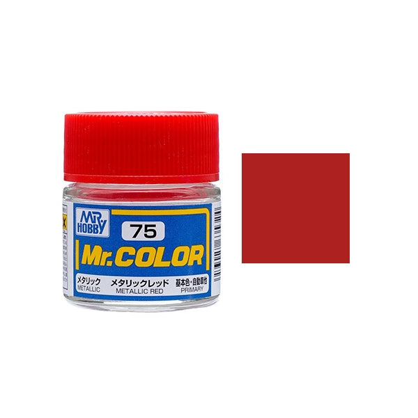 MR HOBBY - GSI Creos Mr Color Metallic Red C075 10ml