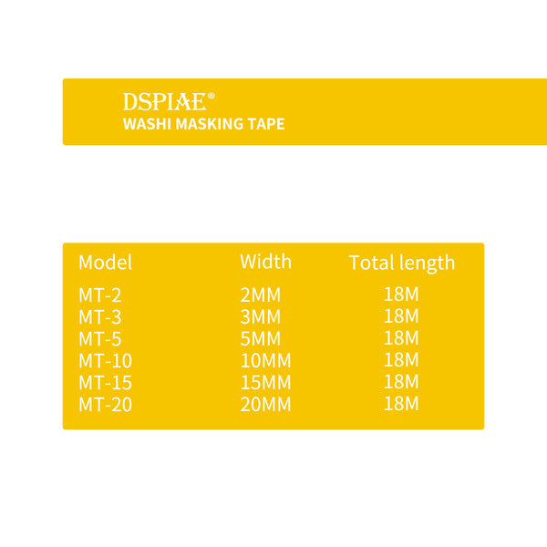 DSPIAE Masking Tape