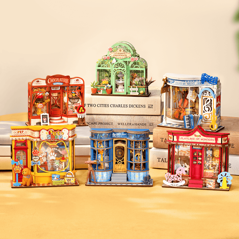 Rolife Melody Instrument Shop DIY Miniature House DS047