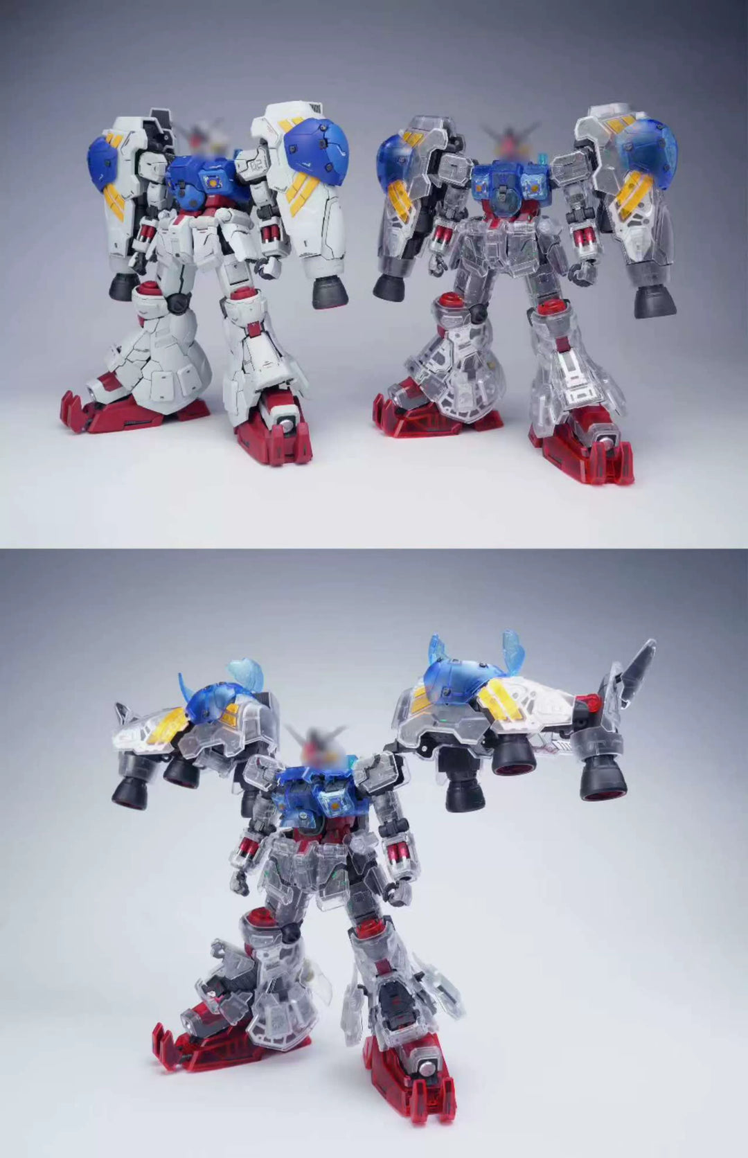 Solomon Model - 1/100 Physalis (Base Model + Mlrs Backpack + Clear Part) Model Kit -  Two Boxes