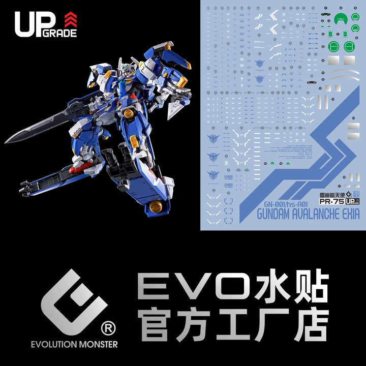 EVO Decal - RG 1/144 Gundam Aualanche Exia - Fluorescent
