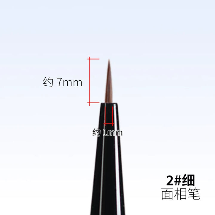 Ray Studio Model Kit Pointed & Flat Brush