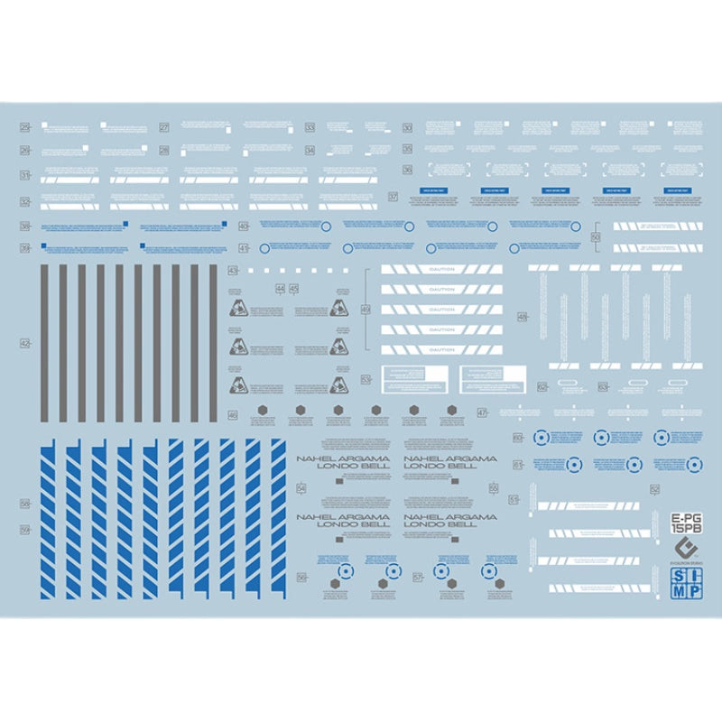 EVO Decal - PG 1/60 Perfect Unicorn (Blue) - Fluorescent