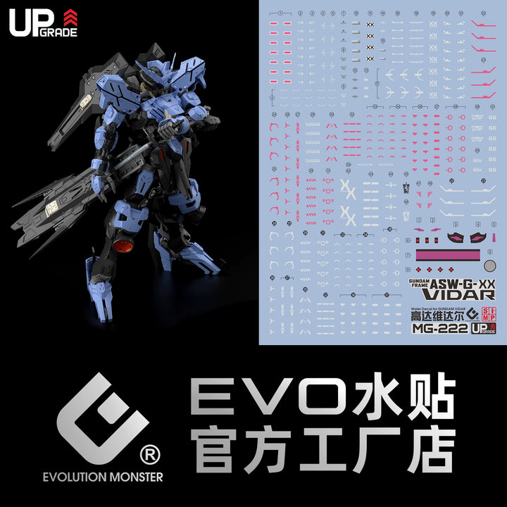 EVO Decal - MG 1/100 Vidar Gundam - Fluorescent