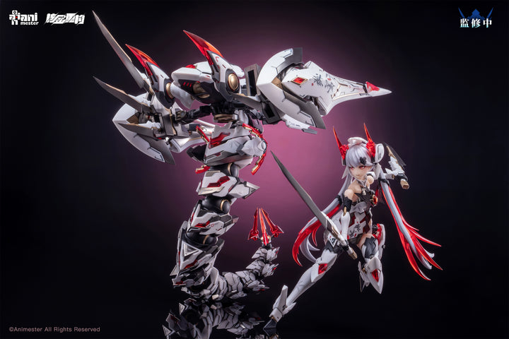 Animaster & 核金重构 - 1/12 Polestars White Snake Mecha Musume Model Kit [PRE-ORDER]