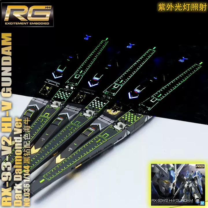 GUNDAM -  RG 1/144 Hi-V Black Diamond Custom Paint