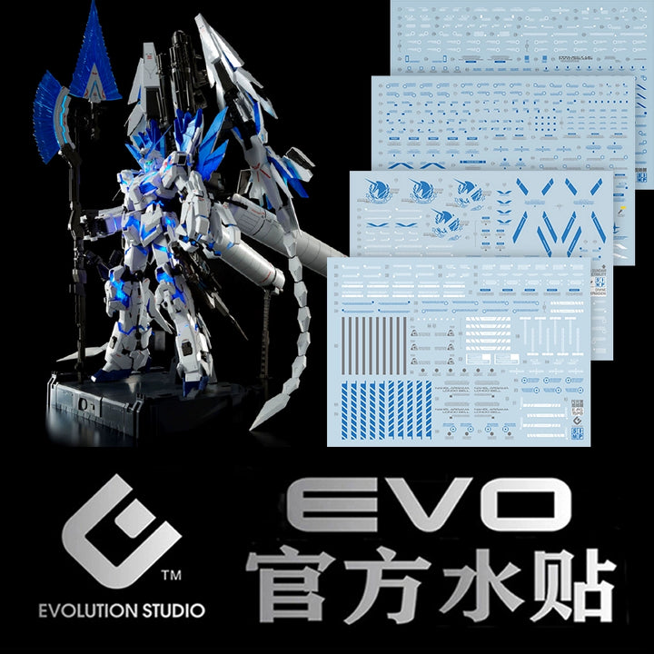 EVO Decal - PG 1/60 Perfect Unicorn (Blue) - Fluorescent