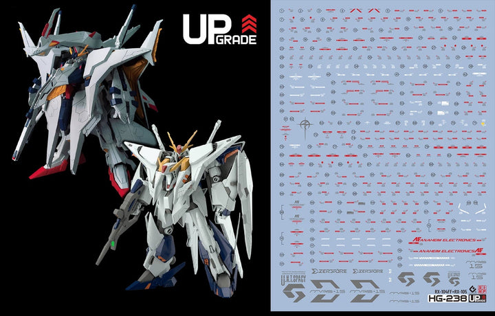 EVO Decal - HG 1/144 XI Gundam Vs Penelope - Fluorescent