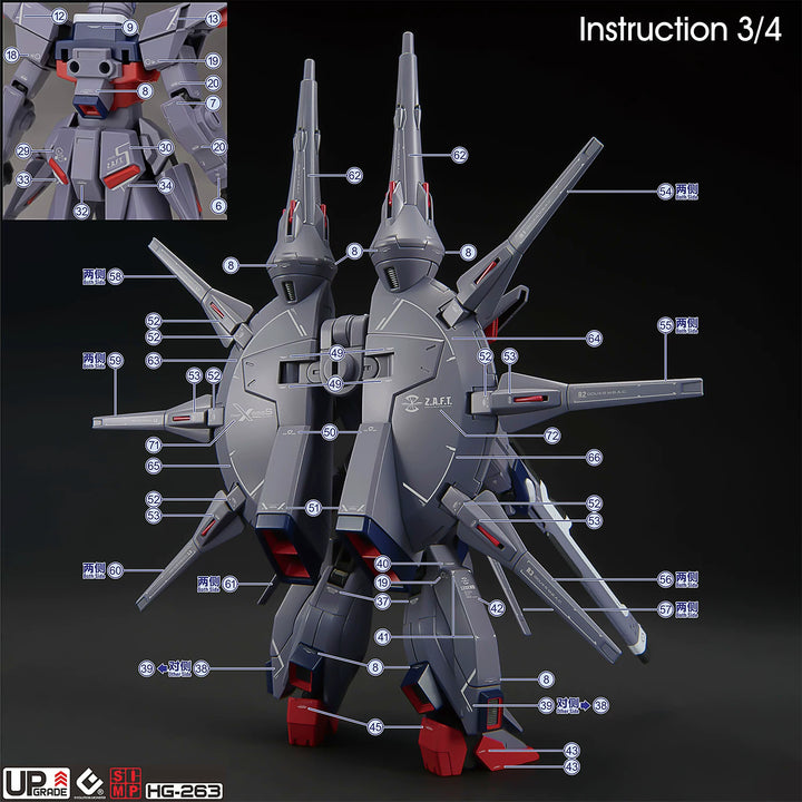 EVO Decal - HG 1/144 Legend Gundam - Fluorescent