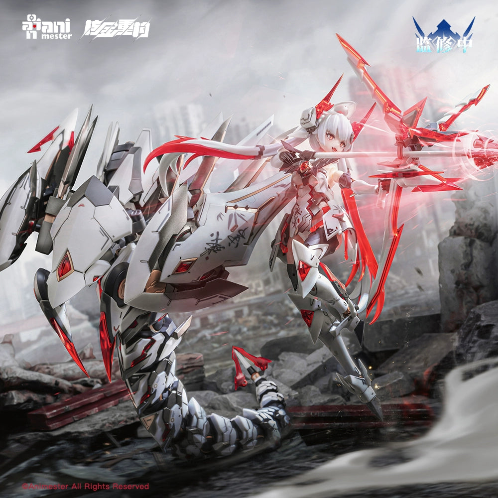 Animaster & 核金重构 - 1/12 Polestars White Snake Mecha Musume Model Kit [PRE-ORDER]