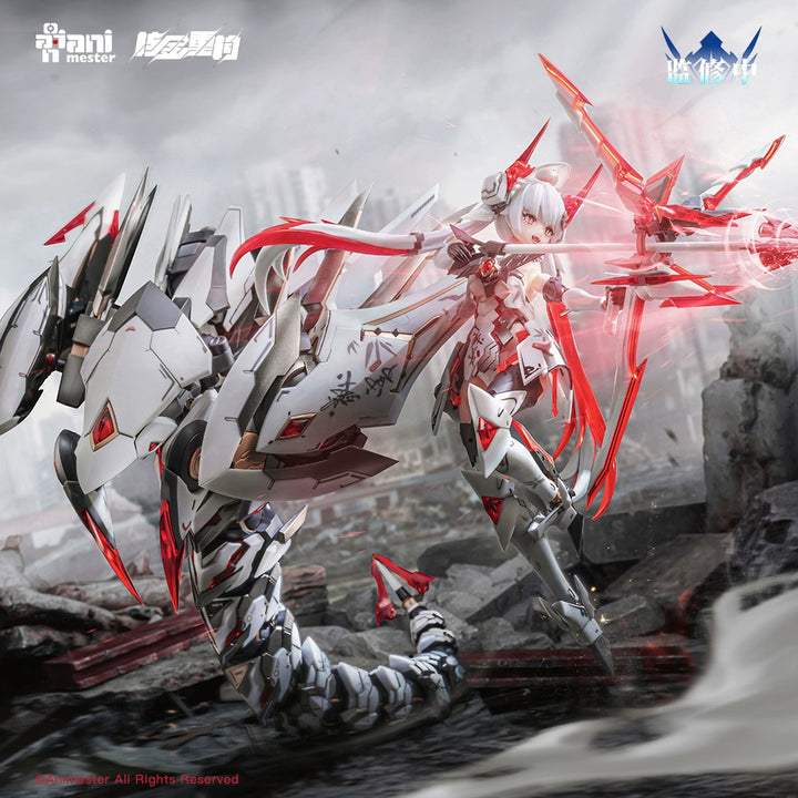 Animaster & 核金重构 - 1/12 Polestars White Snake Mecha Musume Model Kit [PRE-ORDER]