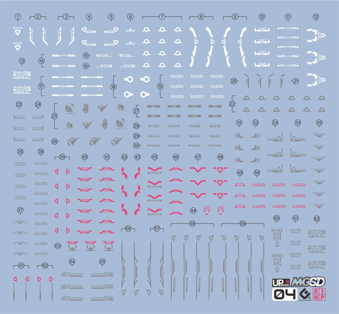 EVO Decal - MGSD - Aerial - Q - Fluorescent