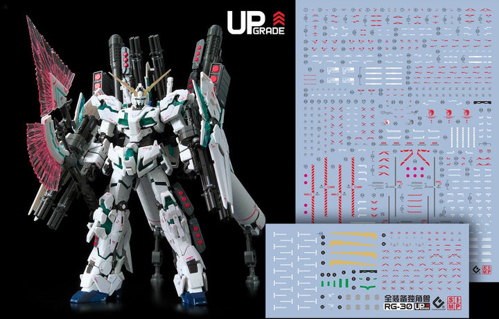 EVO Decal - RG 1/144 Full Armor Unicorn Gundam - Fluorescent