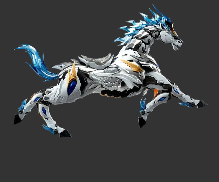 Motor Nuclear - MNP-XH05 Zhao Yun & White Dragon Horse Movable (Majestic color) Model Kit [PRE-ORDER]