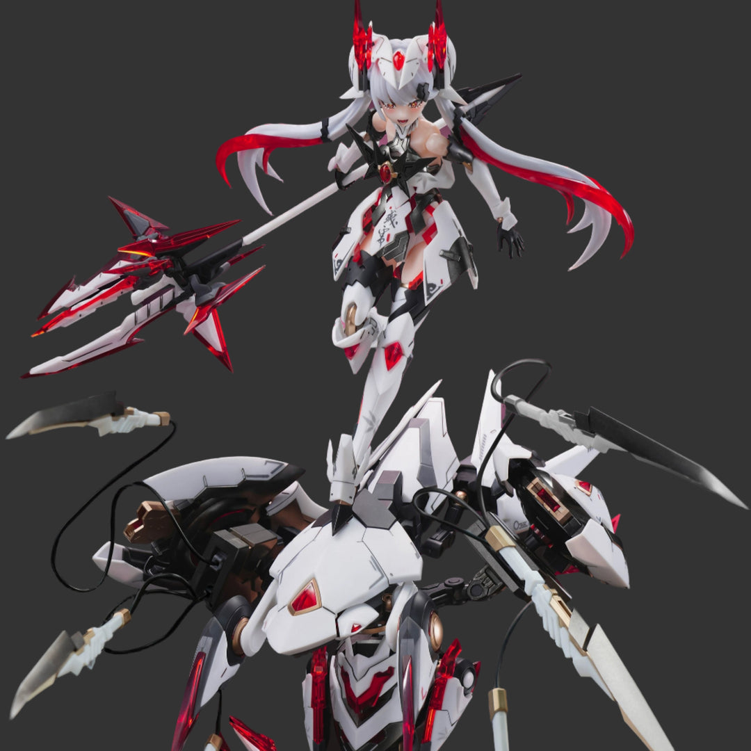 Animaster & 核金重构 - 1/12 Polestars White Snake Mecha Musume Model Kit [PRE-ORDER]