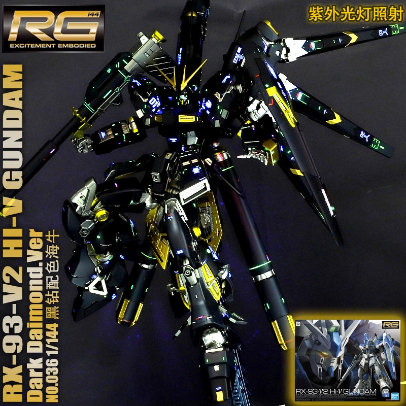 GUNDAM -  RG 1/144 Hi-V Black Diamond Custom Paint