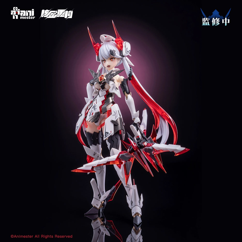 Animaster & 核金重构 - 1/12 Polestars White Snake Mecha Musume Model Kit [PRE-ORDER]