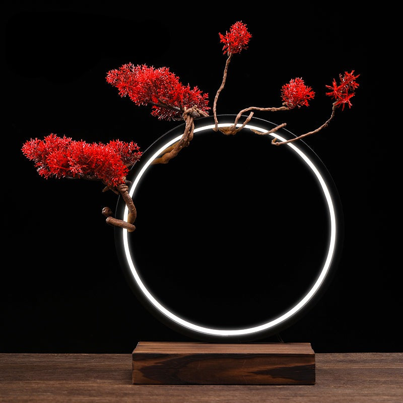 Model Kit and Figures Dimmable LED Display Stand (Gundam Astray Red)