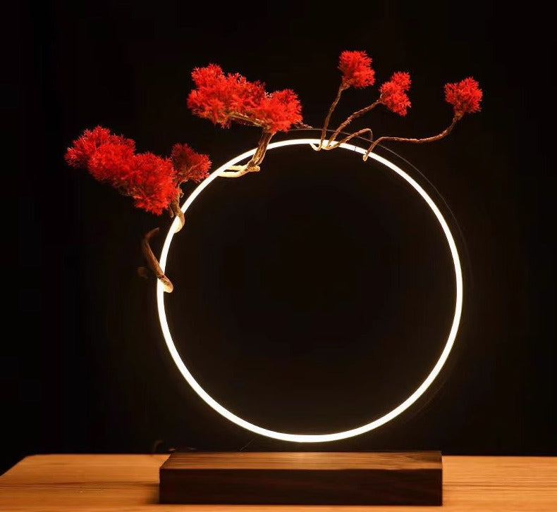 Model Kit and Figures Dimmable LED Display Stand (Gundam Astray Red)