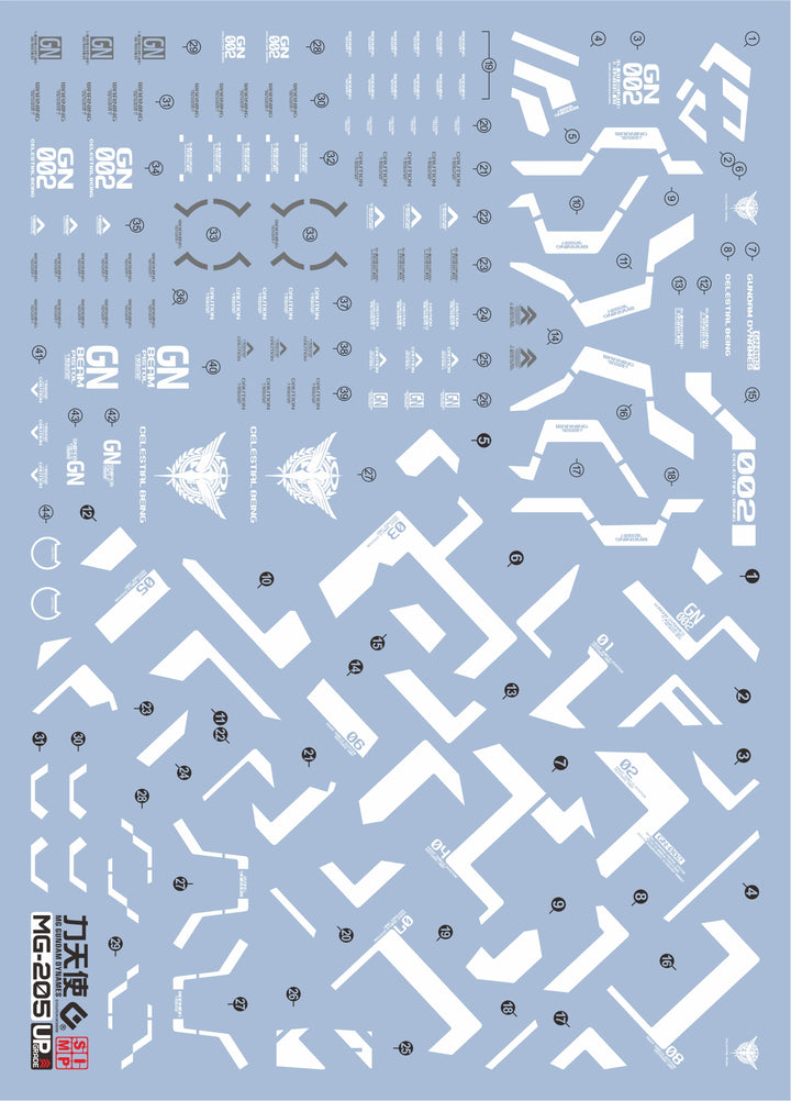 EVO Decal - MG 1/100 Gundam Dyunames - Fluorescent