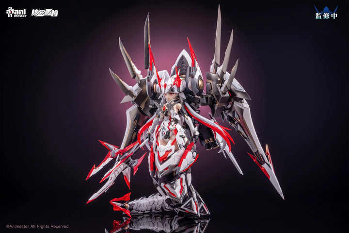 Animaster & 核金重构 - 1/12 Polestars White Snake Mecha Musume Model Kit [PRE-ORDER]
