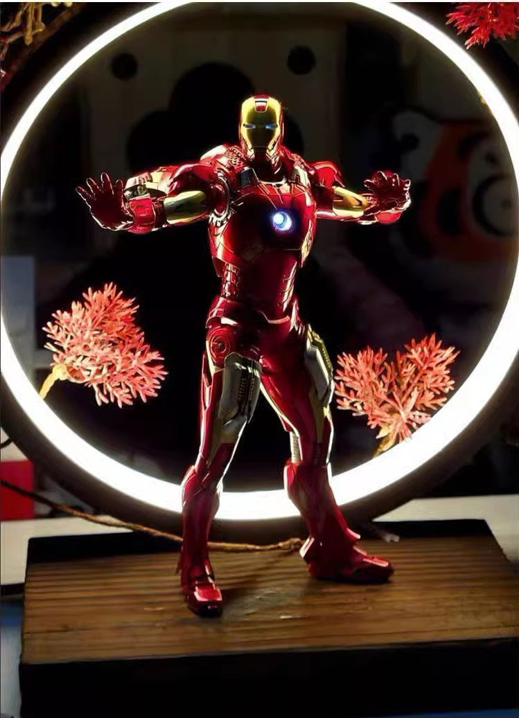 Model Kit and Figures Dimmable LED Display Stand (Gundam Astray Red)