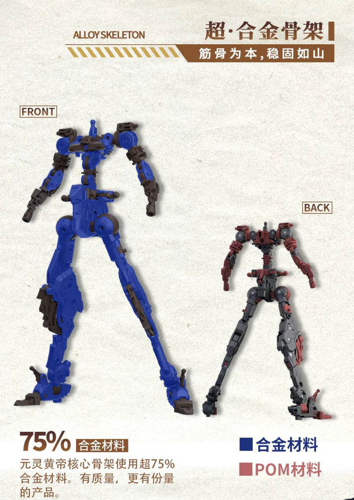 Yuyitang - 1/100 EMP-01 Yuanling Huangdi & MC-01 Yinglong Model Kit