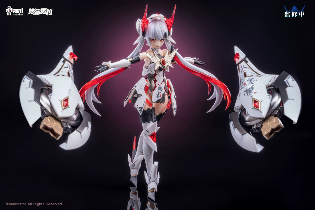 Animaster & 核金重构 - 1/12 Polestars White Snake Mecha Musume Model Kit [PRE-ORDER]