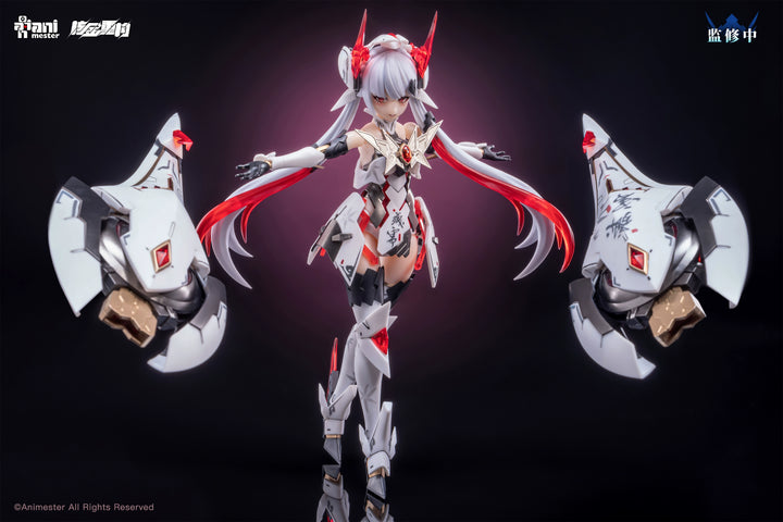 Animaster & 核金重构 - 1/12 Polestars White Snake Mecha Musume Model Kit [PRE-ORDER]