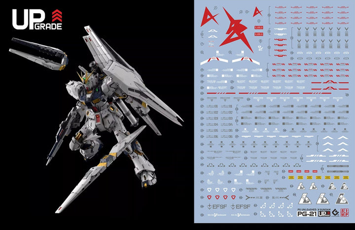 EVO Decal - PG 1/60 Nu Gundam - Fluorescent