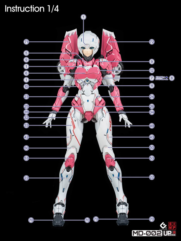 Flame Toys - Transformers Arcee Furai Model Kit