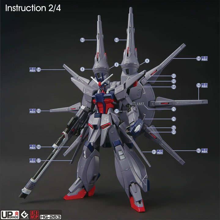 EVO Decal - HG 1/144 Legend Gundam - Fluorescent