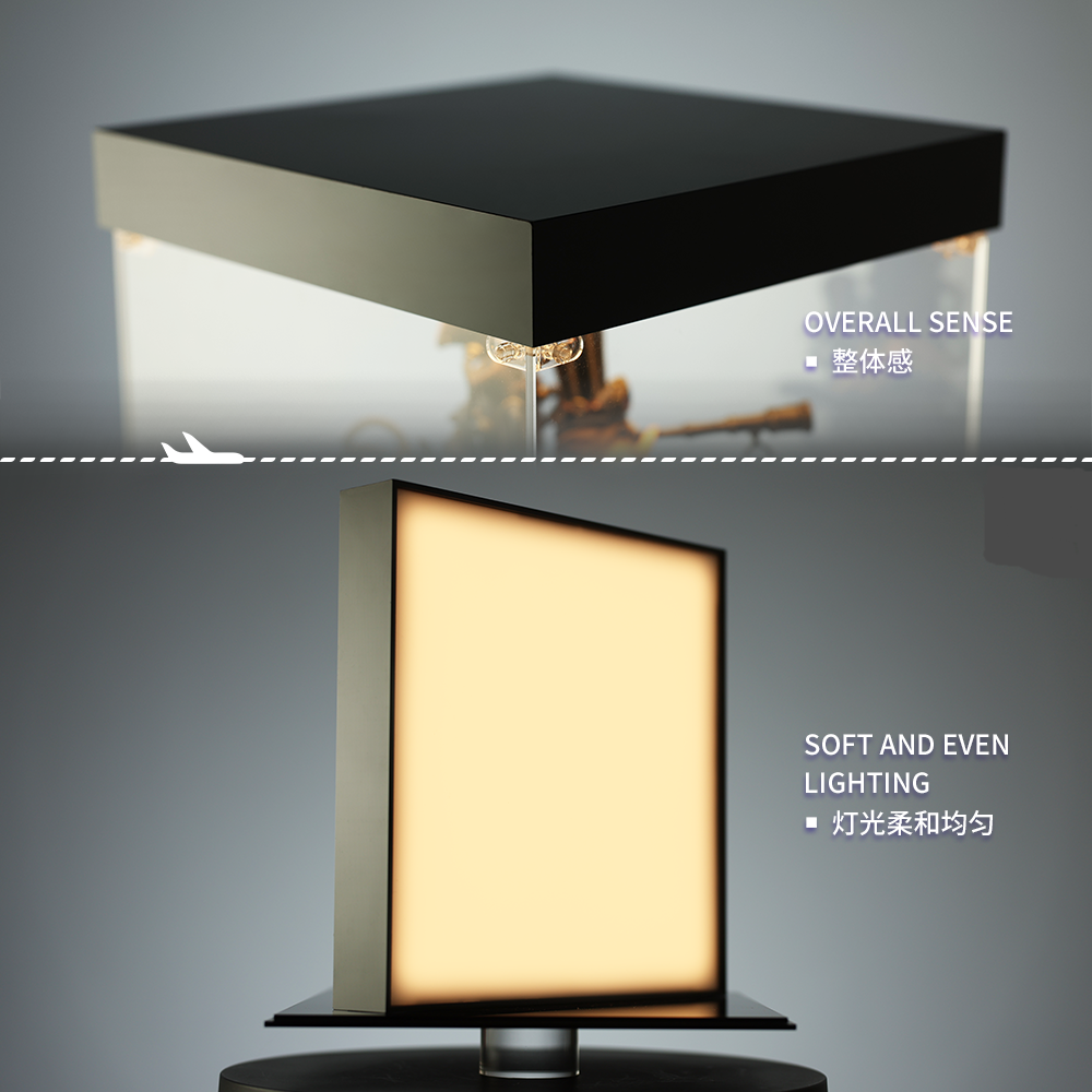 Model Kit and Figures LED Light Luminous Display Box(Acrylic Case) - B ...
