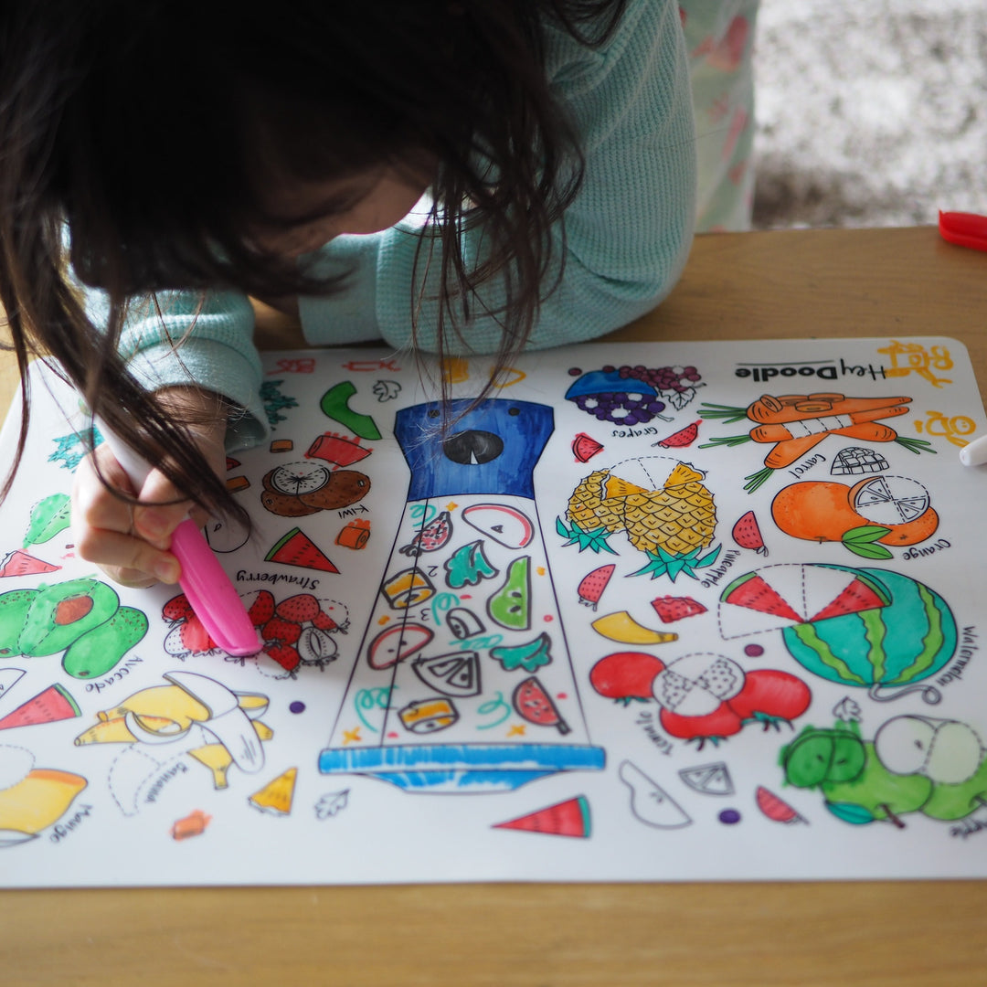 HeyDoodle - Breakfast Blend Classic Colouring & Doodle Mat