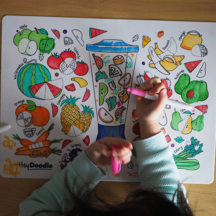 HeyDoodle - Breakfast Blend Classic Colouring & Doodle Mat