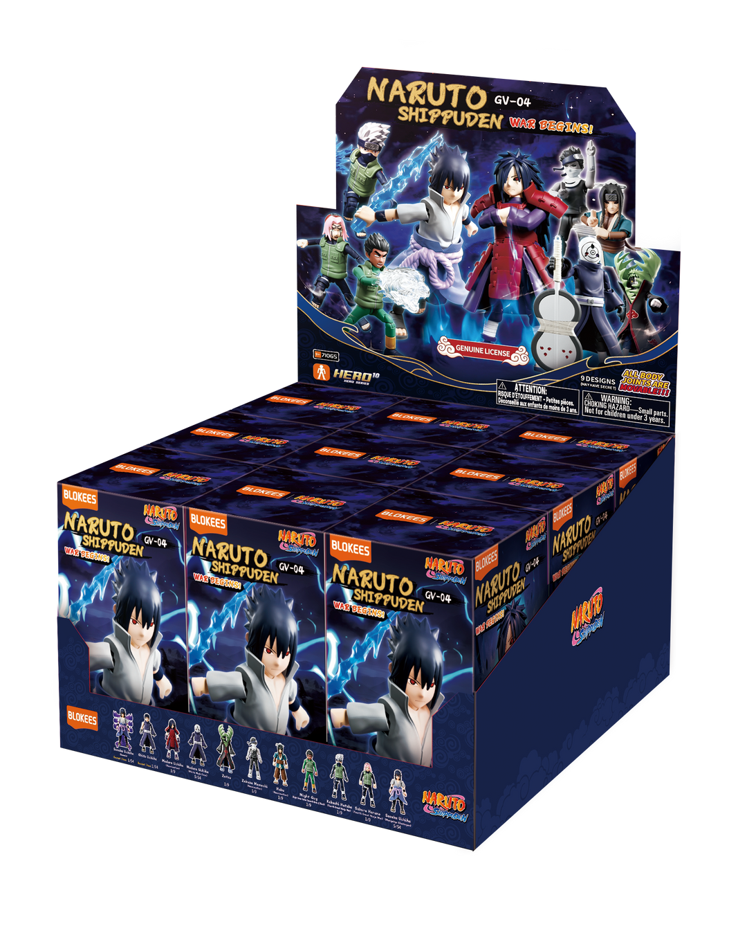 Blokees Naruto Galaxy Versionc 04 - Heart of A Ninja Blind Box