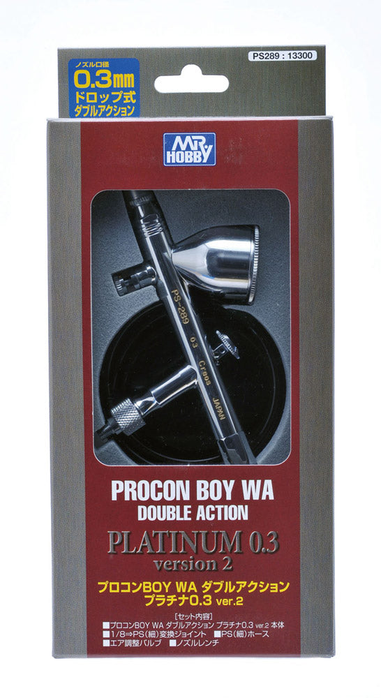 MR HOBBY - GSI Creos Mr. Procon Boy WA Platinum 0.3mm Double Action ver.2 PS289