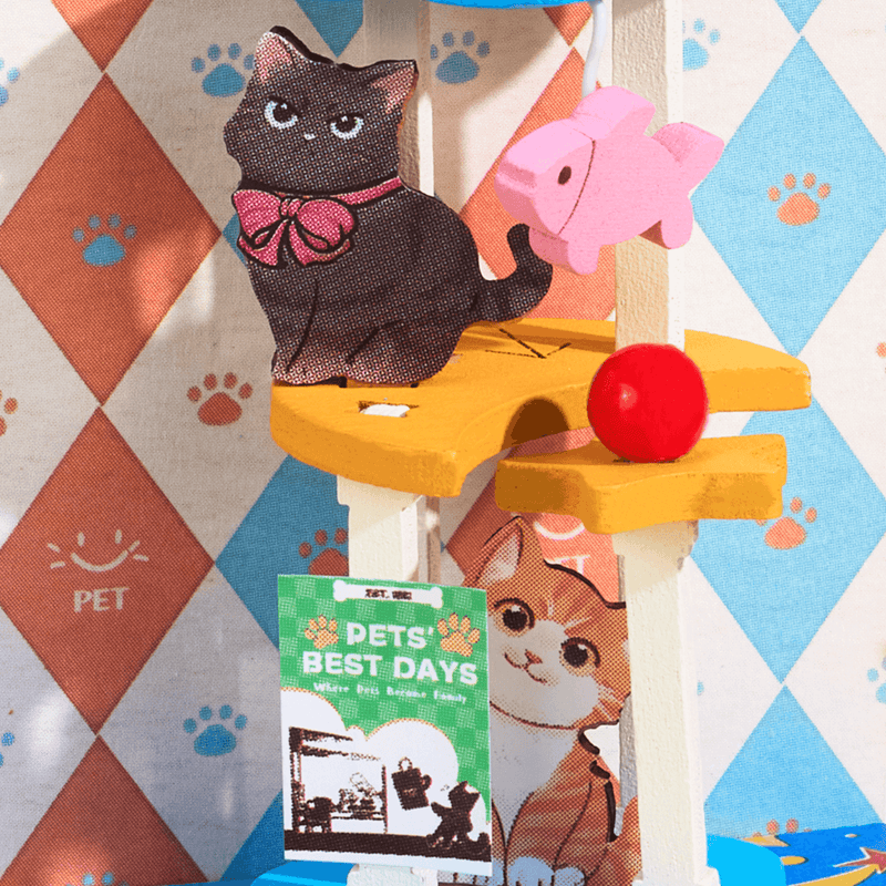 Rolife Pawfect Pet Shop DIY Miniature House DS045